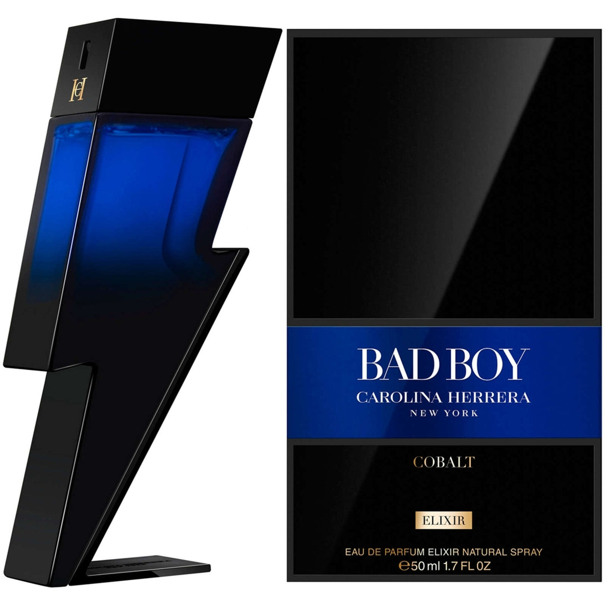 Carolina Herrera Bad Boy Cobalt Elixir Edp Men