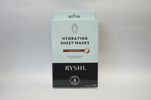 RYSHI Hydrating Sheet Masks Coconut Oil - 5 Mask