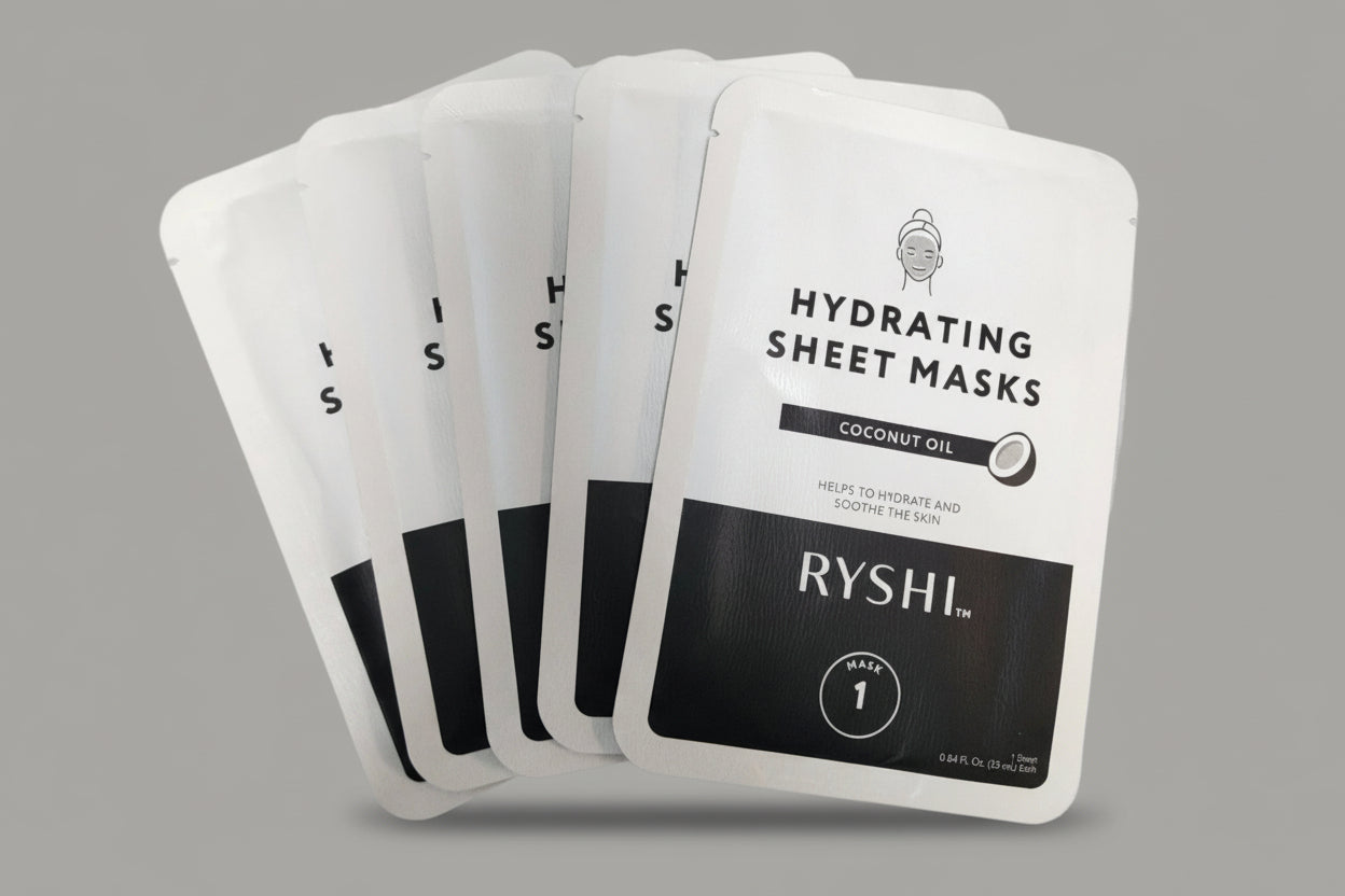 RYSHI Hydrating Sheet Masks Coconut Oil - 5 Mask