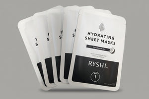 RYSHI Hydrating Sheet Masks Coconut Oil - 5 Mask