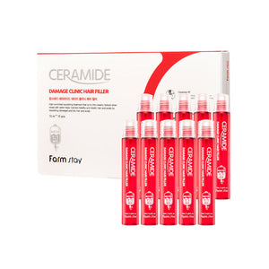 Farmstay Ceramide Damage Clinic Hair Filler (13ml x 10)