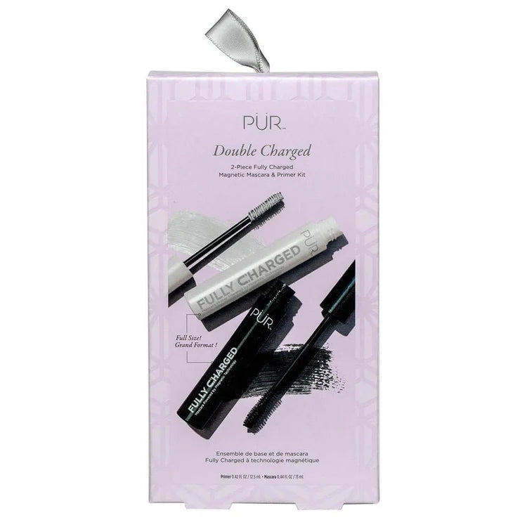 PÜR Double Charged Magnetic Mascara & Primer Set (2 Piece)