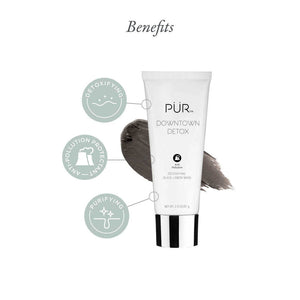 PÜR Downtown Detox Black Lemon Mask 81g