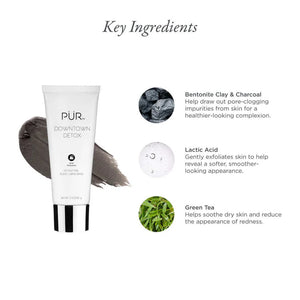 PÜR Downtown Detox Black Lemon Mask 81g