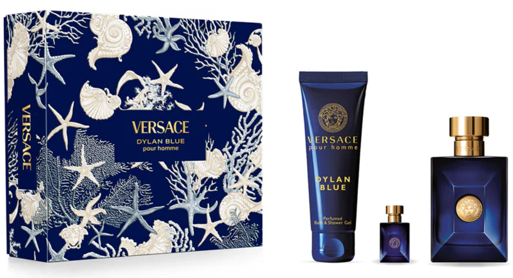 Versace Dylan Blue Pour Homme 3pc Set 100ml EDT