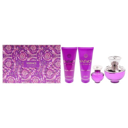 Versace Dylan Purple Set 4pc Set 100ml Edp Women