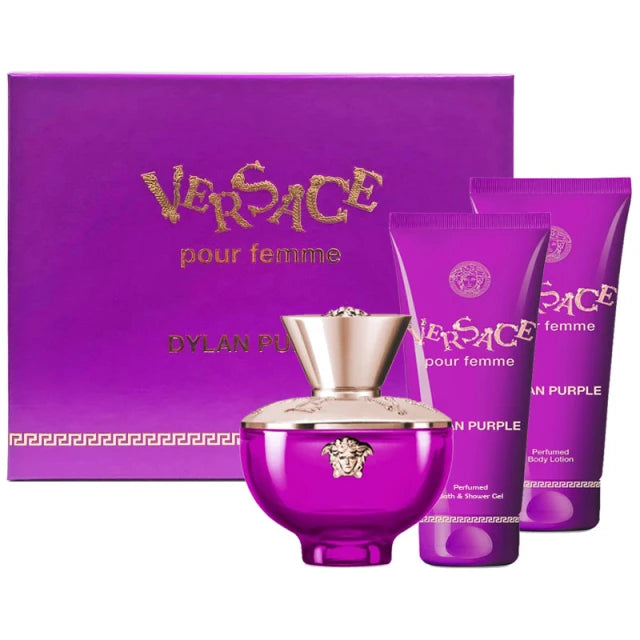 Versace Dylan Purple 3pc Set 50ml Edp Women