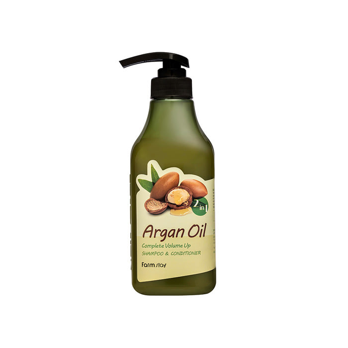 Farmstay Argan Oil Complete Volume Up Shampoo & Conditioner 530ml
