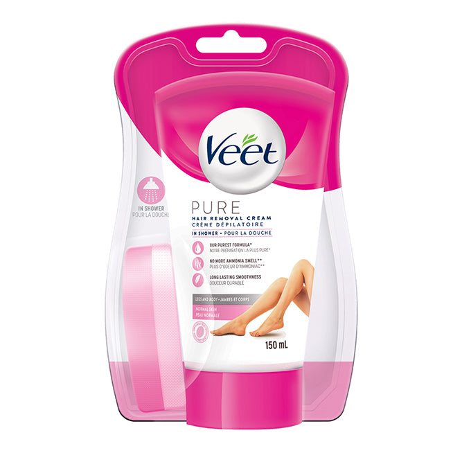 Veet Pure Hair Removal Cream In Shower for Normal Skin 150ml