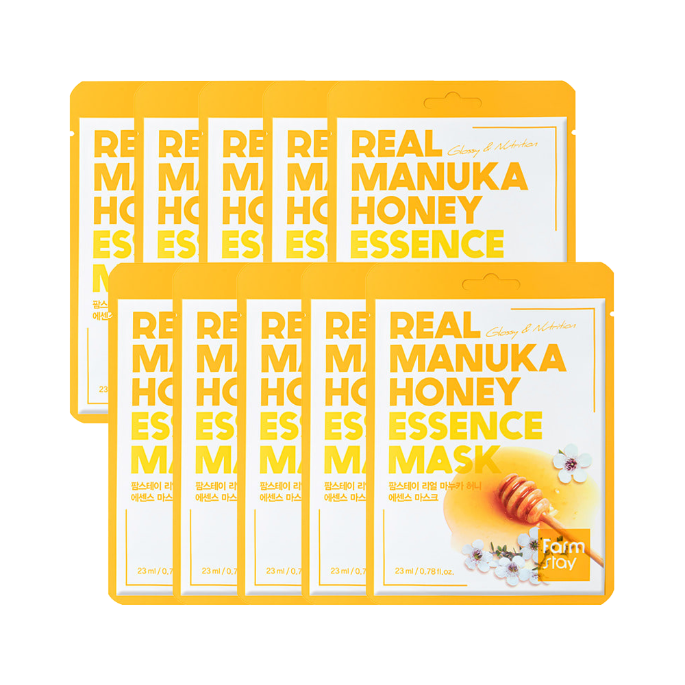 Farmstay Real Manuka Honey Essence Mask (10 sheets)