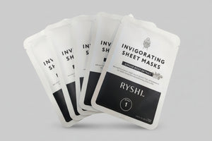 RYSHI Invigorating Sheet Masks Ginger Root Extract 5 Mask
