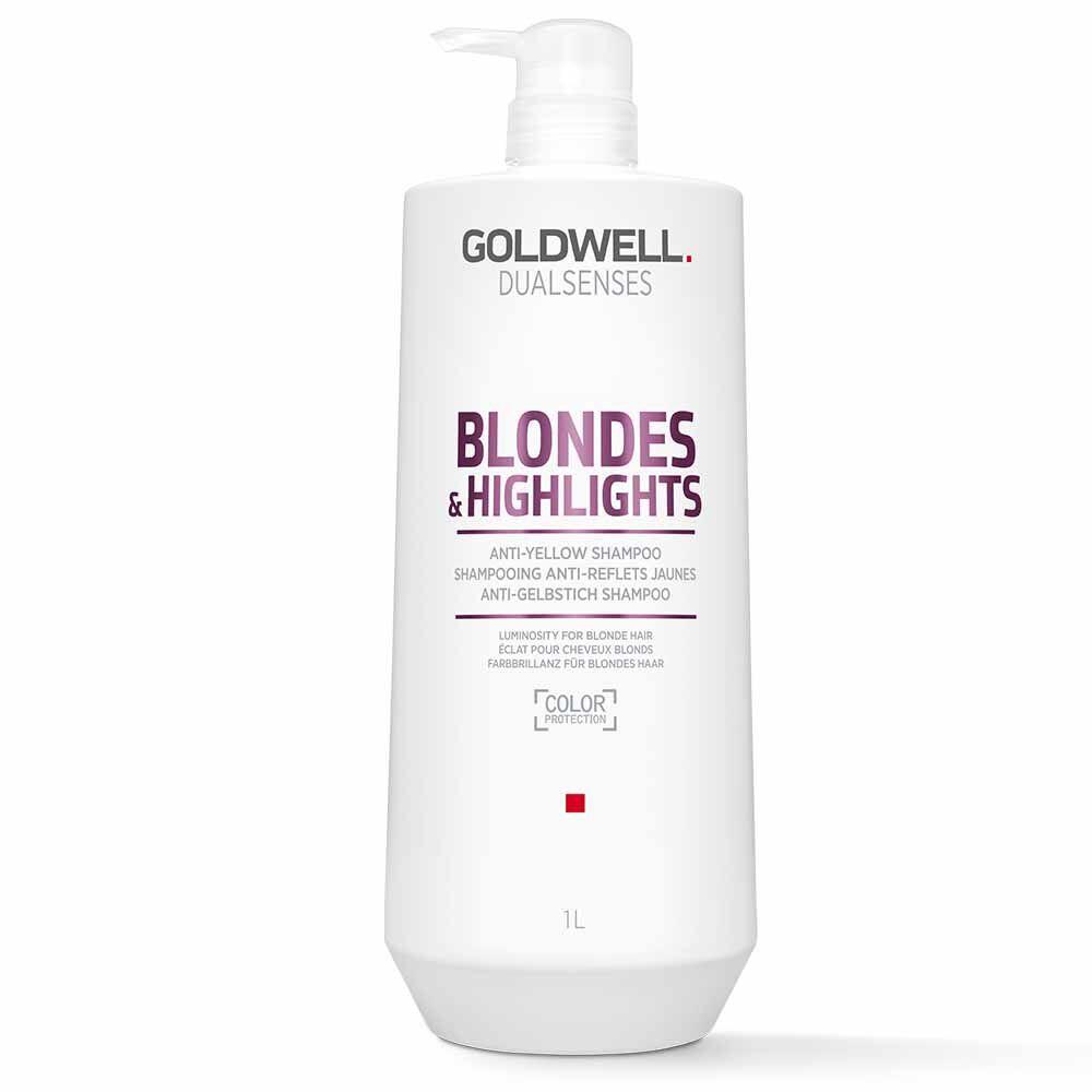 Goldwell Dualsenses Blondes & Highlights Anti-Yellow Shampoo 1L (CURBSIDE PICKUP ONLY)