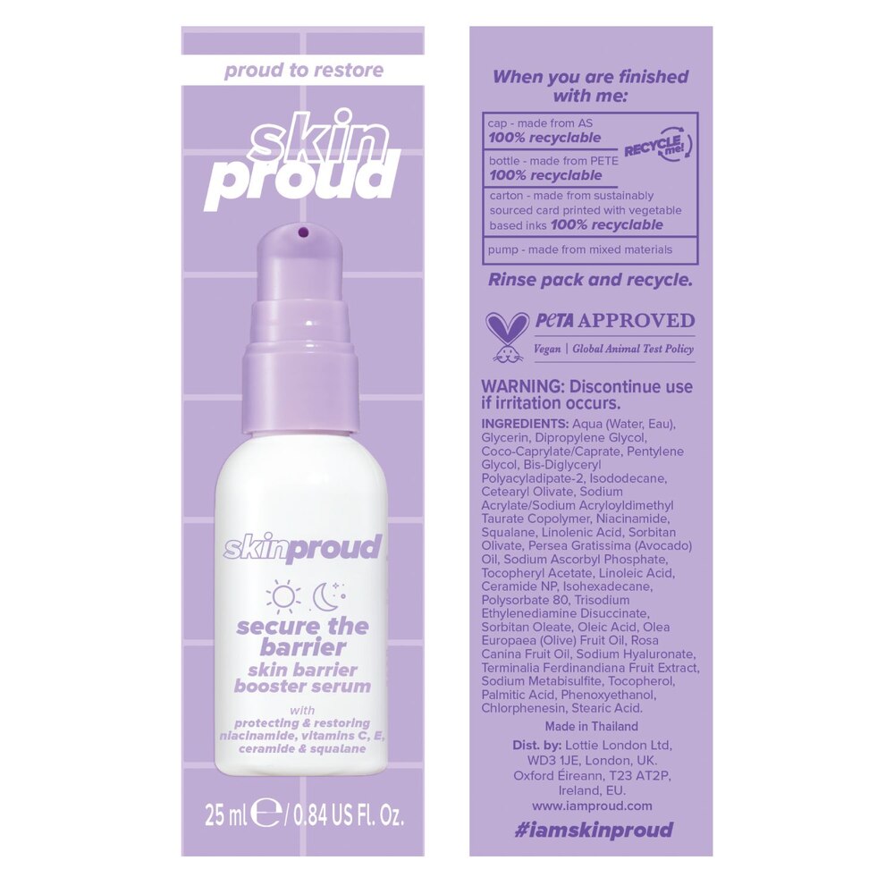 Lottie Skin Proud Secure The Skin Barrier Booster Serum 25ml