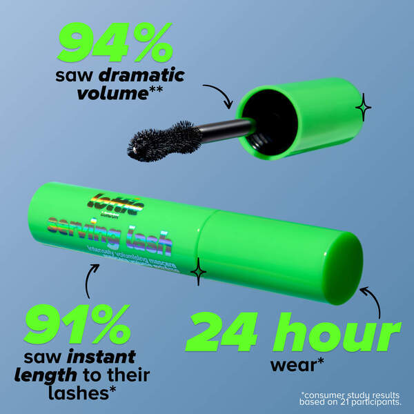 Lottie Serving Lash Intensely Volumizing Mascara 13ml - Black