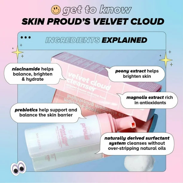 Lottie Skin Proud Velvet Cloud Whipped Mousse Cleansing Foam 150ml