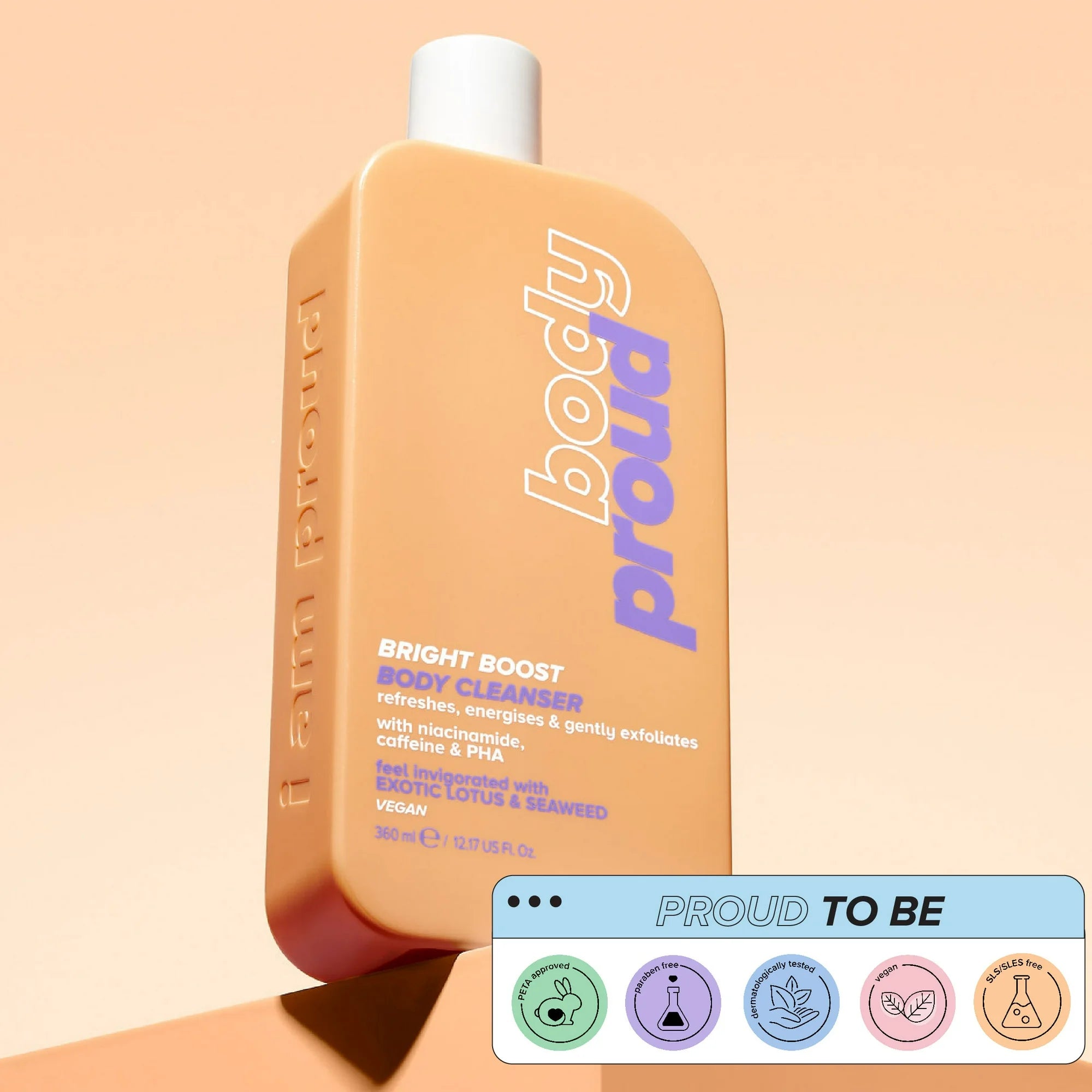 Lottie Body Proud Bright Boost Body Cleanser 360ml