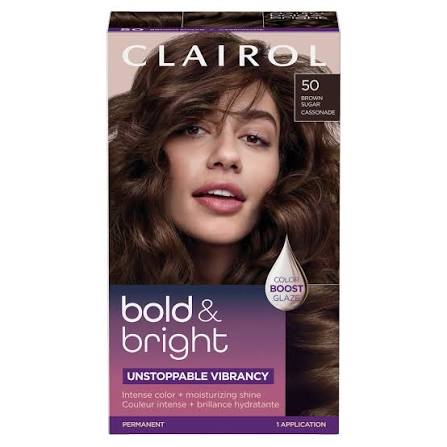 Clairol Bold & Bright 50 Brown Sugar Permanent Hair Color (1 Application)