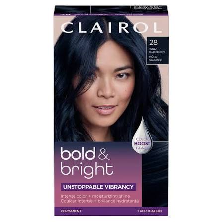 Clairol Bold & Bright 28 Wild Blackberry Permanent Hair Color (1 Application)