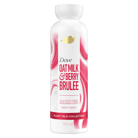 Dove Oat Milk & Berry Brulee Plant Milk Body Wash 517ml