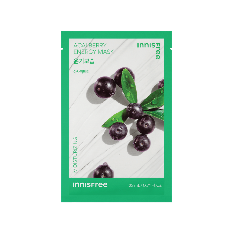 Innisfree Energy Sheet Mask - Acai Berry (1 sheet)