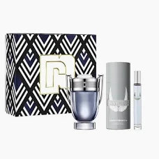 Paco Rabanne Invictus 3pc Set 100ml Edt Men
