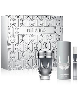Paco Rabanne Invictus Platinum 3pc Set 100ml Edp Men