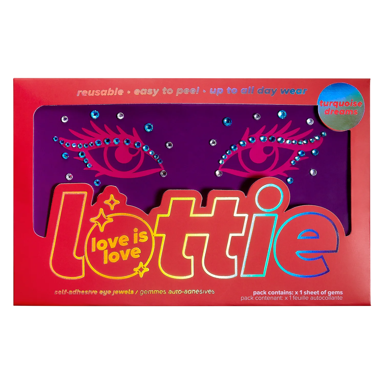 Lottie Love is Love Self Adhesive Eye Jewels