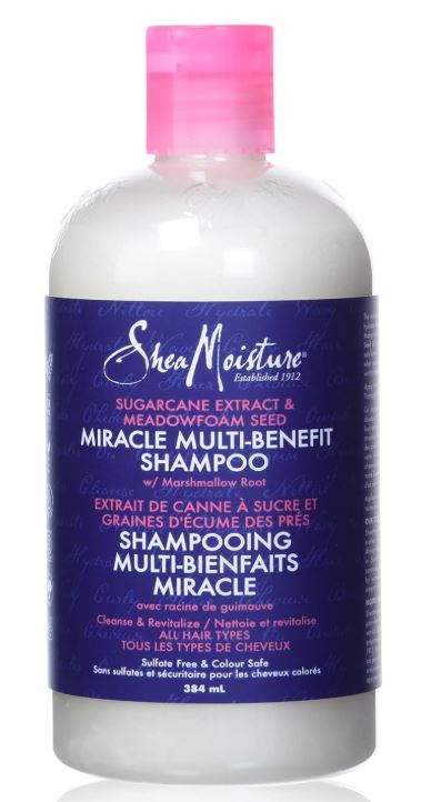 Shea Moisture Miracle Multi-Benefit Shampoo w/ Marshmallow Root 384ml