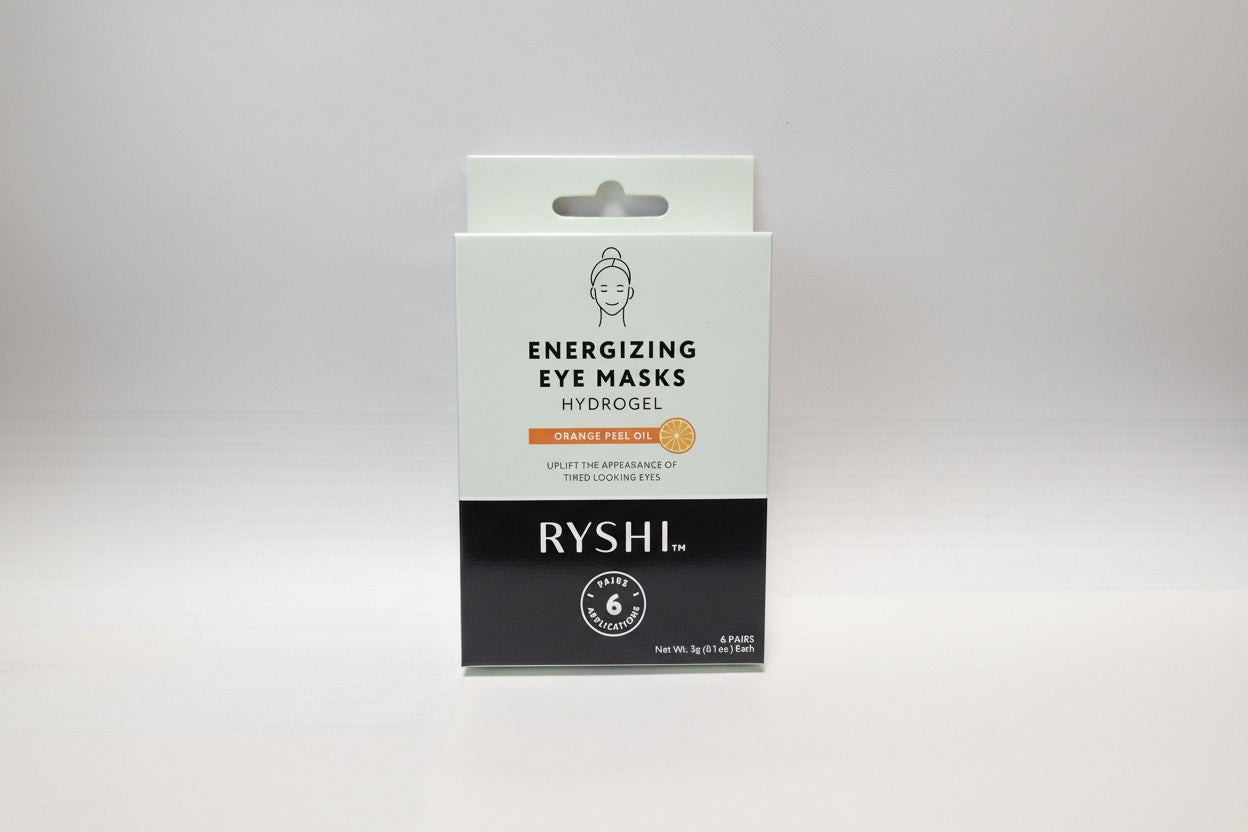 RYSHI Energizing Eye Masks Hydrogel Orange Peel Oil - 6 Pairs