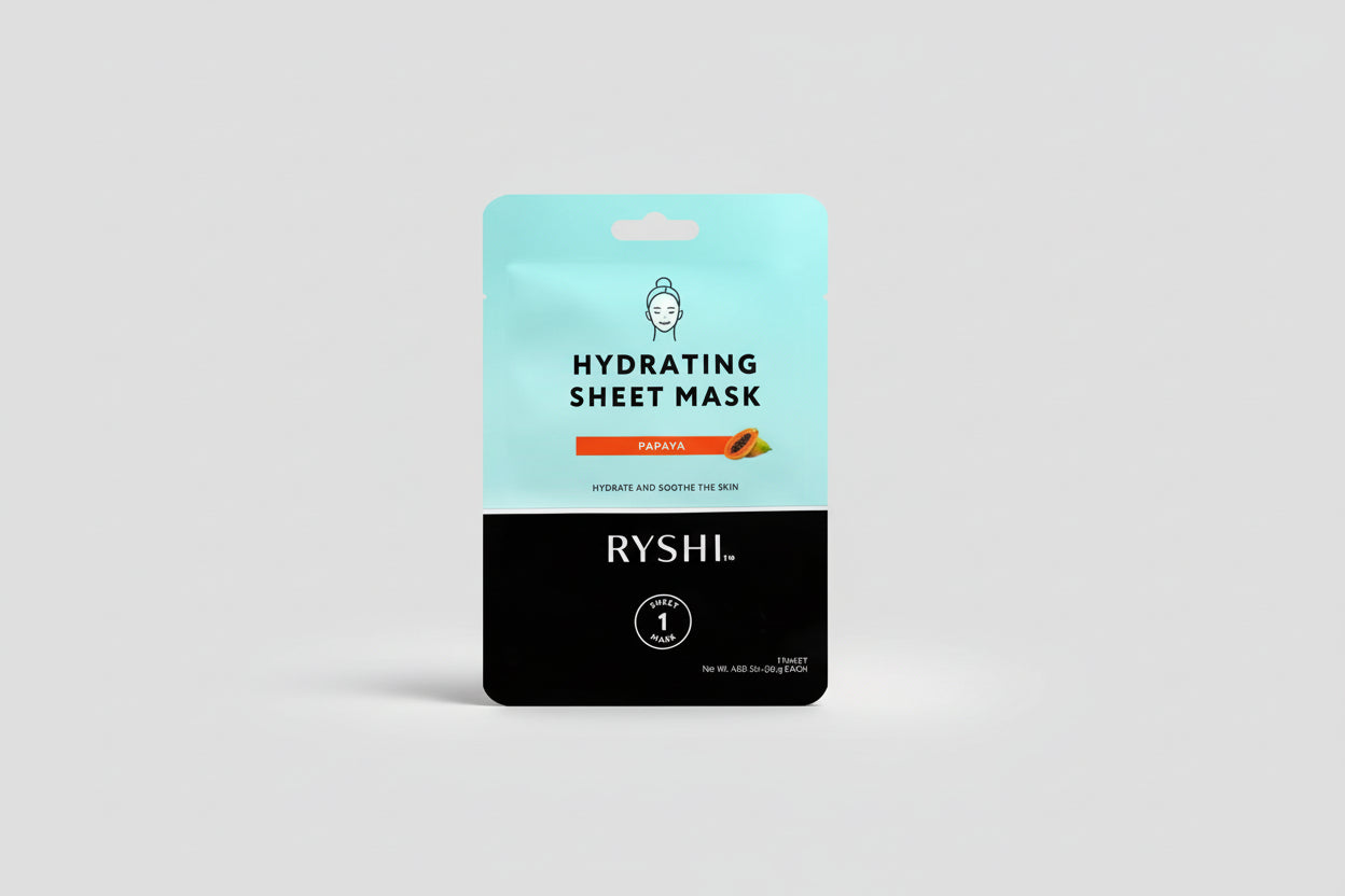 RYSHI Hydrating Sheet Mask Papaya - 1 Sheet