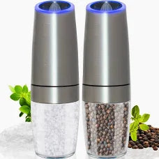 Loveting Gravity Electric Salt & Pepper Mill