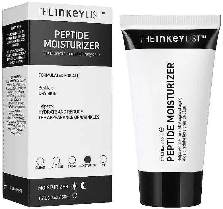 The Inkey List Peptide Moisturizer 50ml