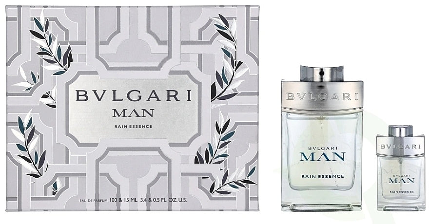 Bvlgari Man Rain Essence 2pc Set 100ml Edp Men