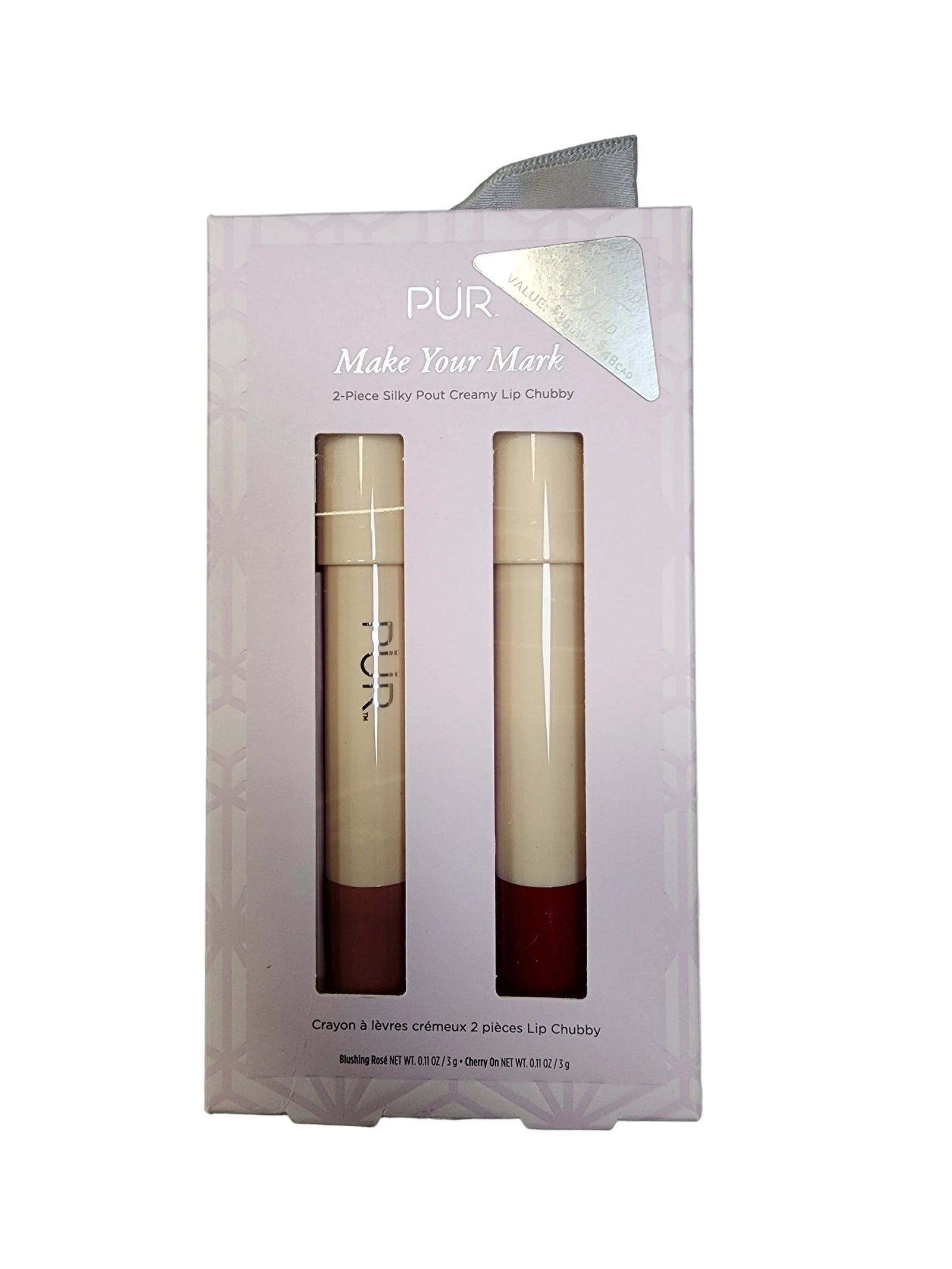 PÜR Make Your Mark 2-Piece Silky Pout Creamy Lip Chubby