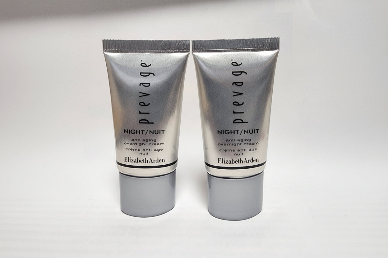 Elizabeth Arden Prevage Night Anti-Aging Overnight Cream 2 X 15ml (Unboxed)