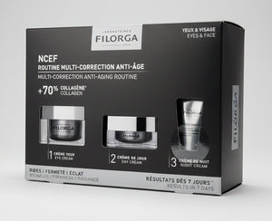 Filorga NCEF Multi-Correction Anti-Aging Routine + 70% Collagen (3 Piece Set)