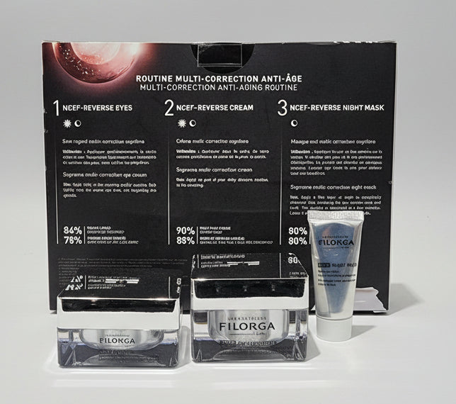 Filorga NCEF Multi-Correction Anti-Aging Routine + 70% Collagen (3 Piece Set)