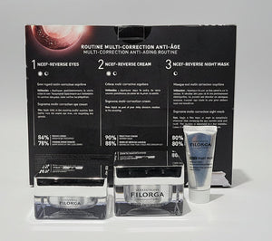 Filorga NCEF Multi-Correction Anti-Aging Routine + 70% Collagen (3 Piece Set)