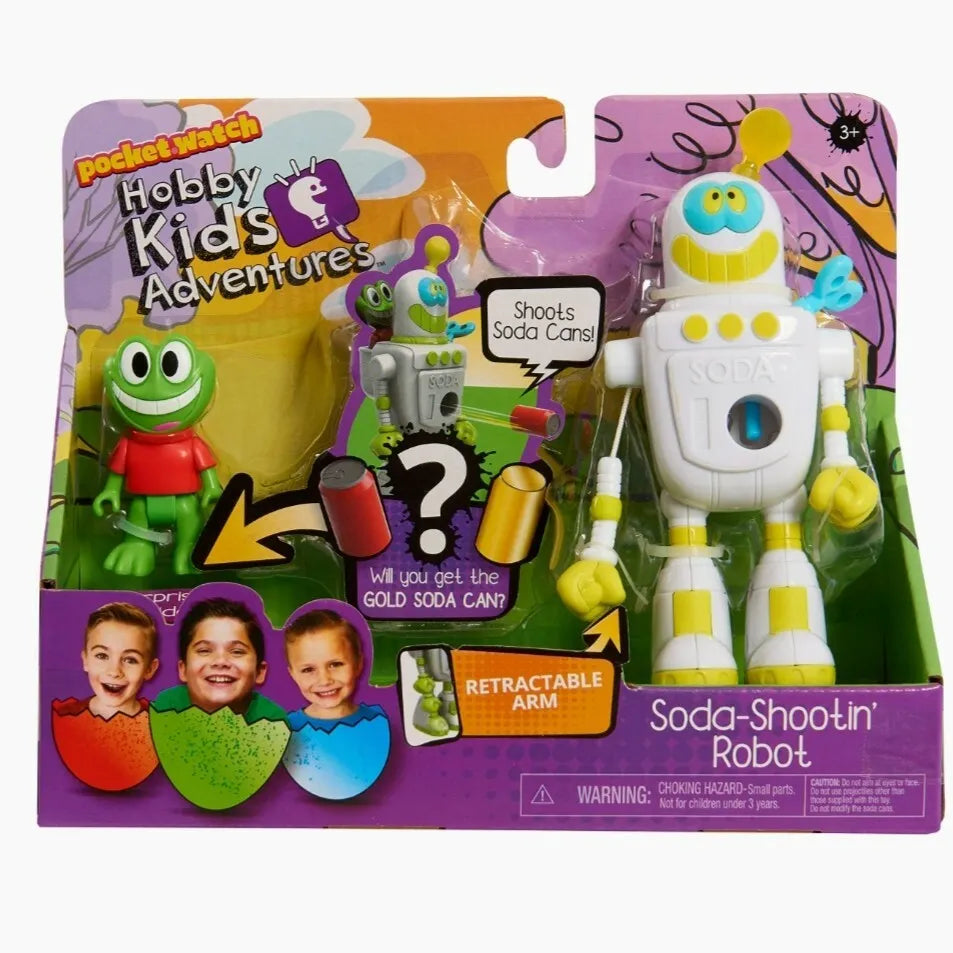 Pocket Watch Hobby Kids Adventures Soda-Shootin' Robot (Unboxed)