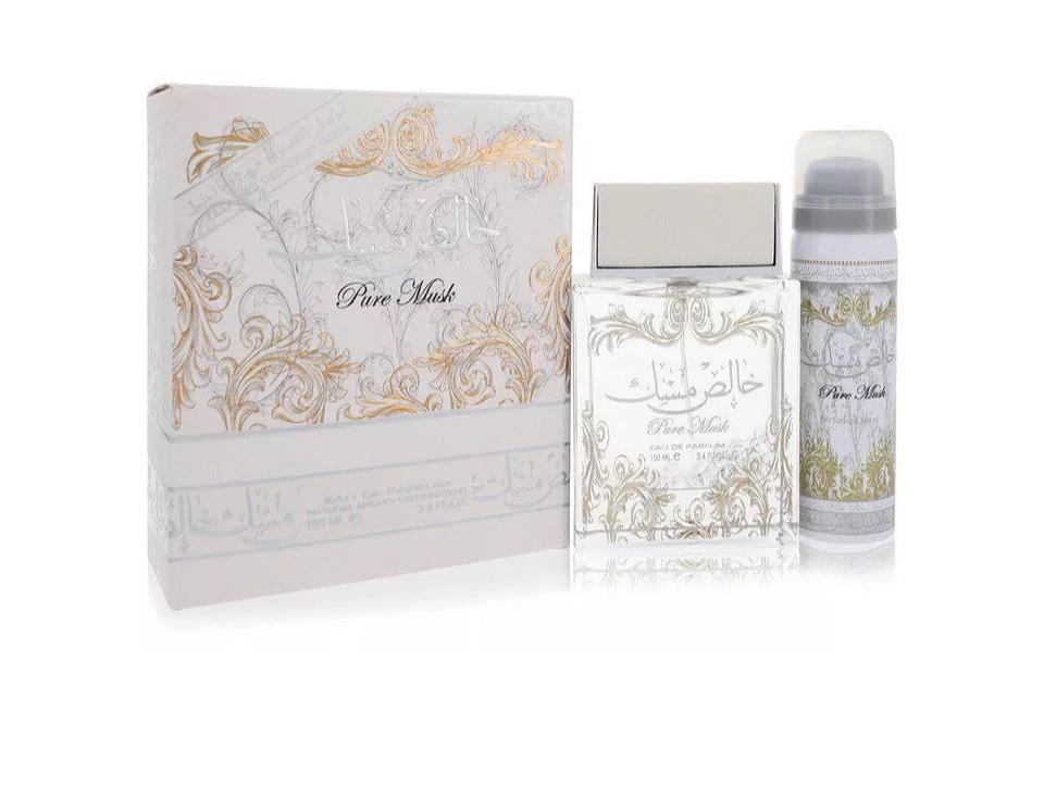 Lattafa Pure Musk 100ml Edp + 50ml Deodorant