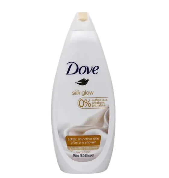 Dove Silk Glow Body Wash 750ml