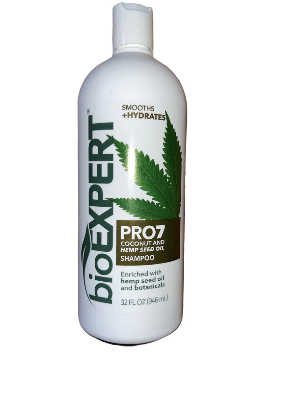 Bioexpert Pro7 Coconut and Hemp Seed Oil Shampoo 946ml (Pop Up Cap)