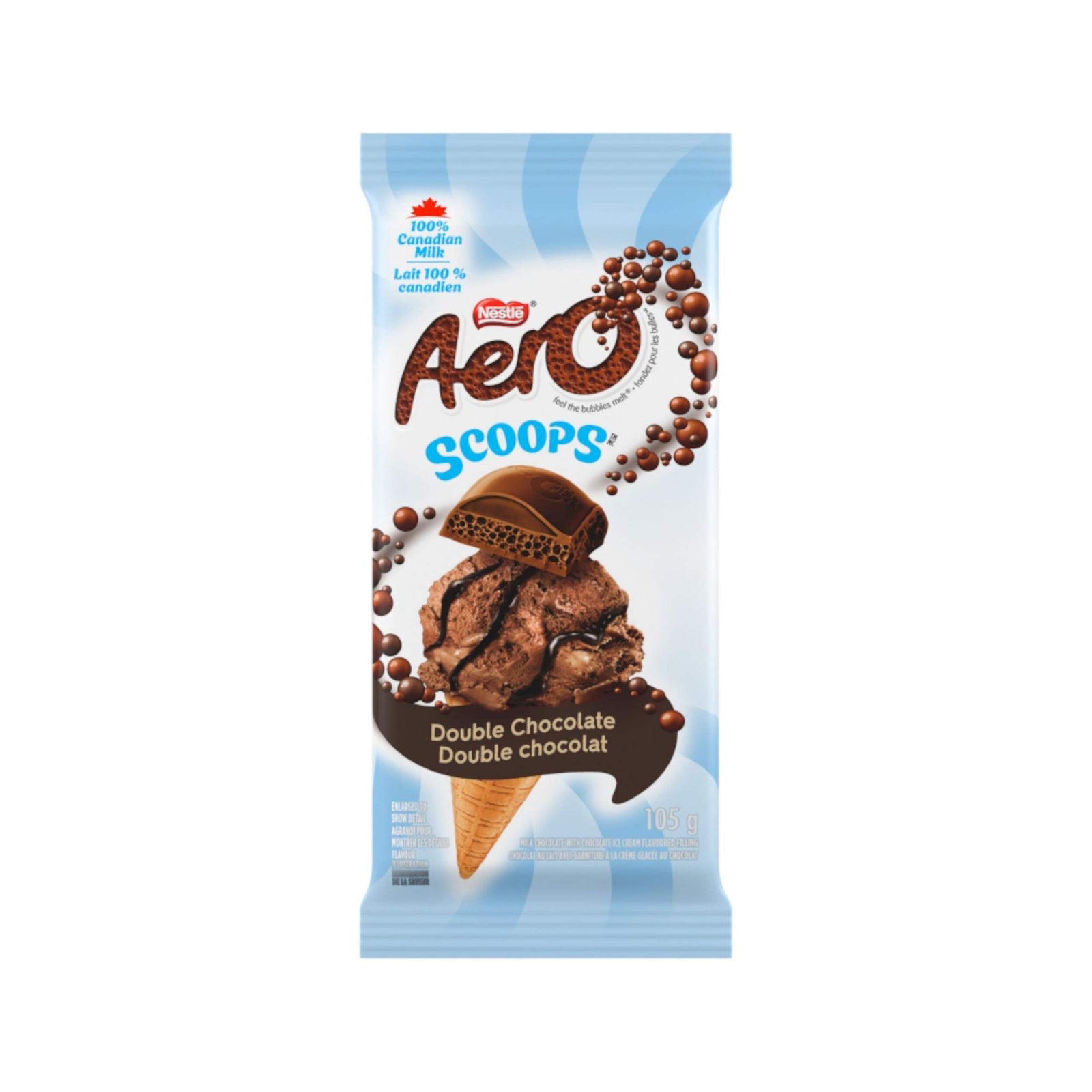 Aero Scoops Double Chocolate 105g