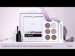 PÜR Celebrate Yourself 2-Piece Eyeshadow Palette & Mascara Kit