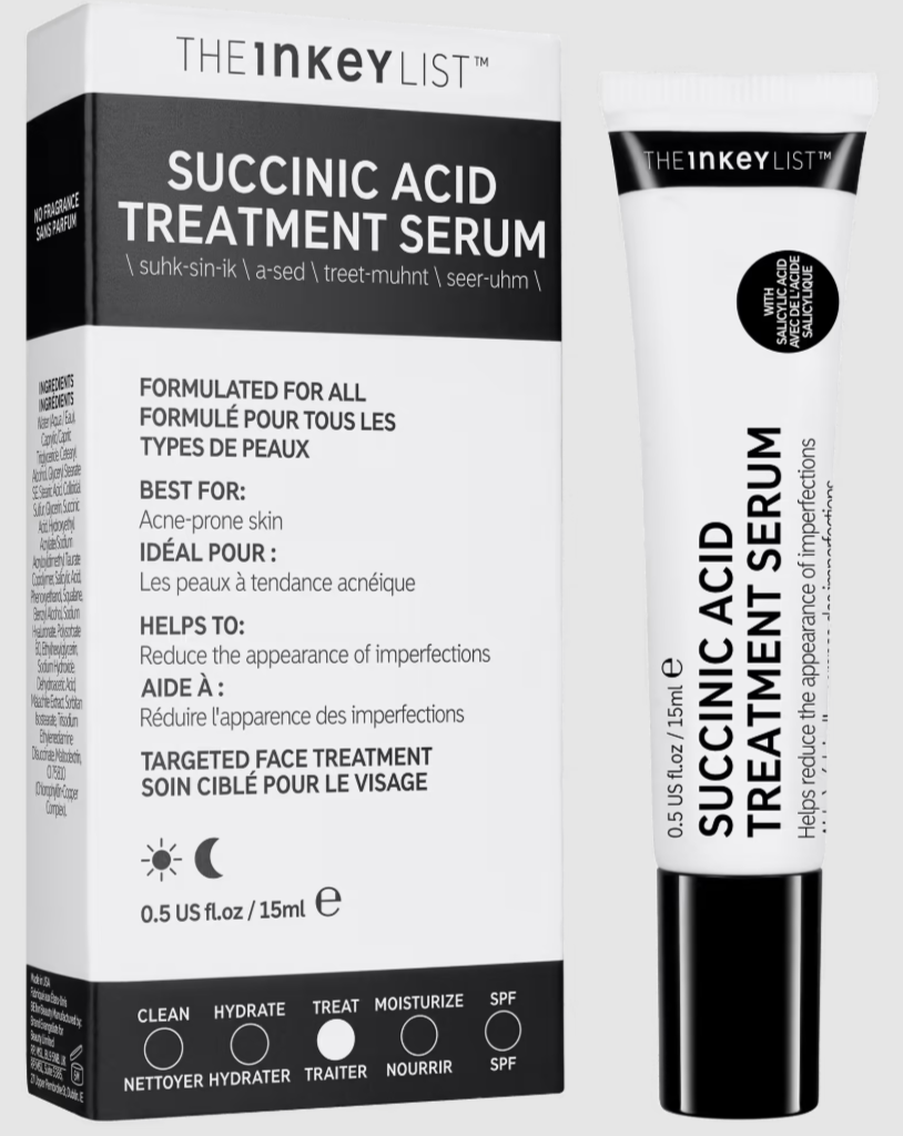 The Inkey List Succinic Acid Treatment Serum 15ml