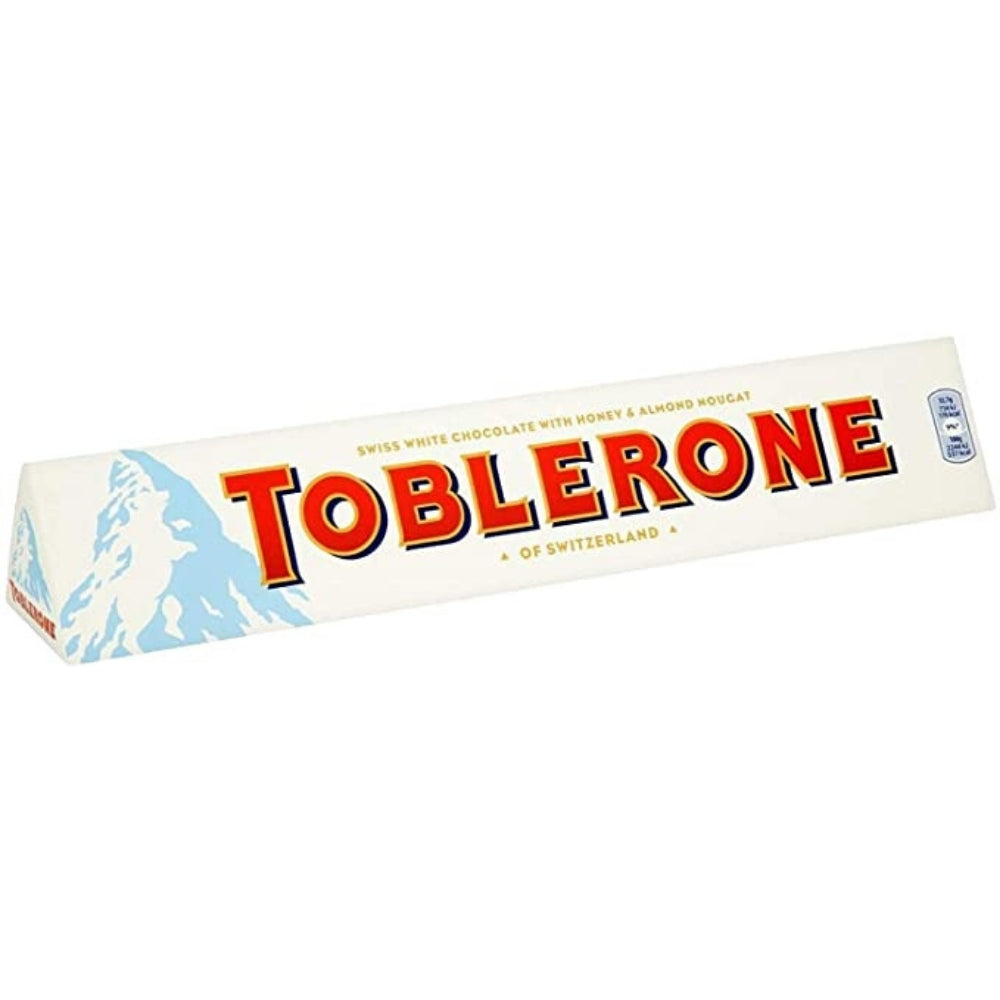 Toblerone 360g - Swiss Milk Chocolate w/ Honey & Almond Nougat (White)
