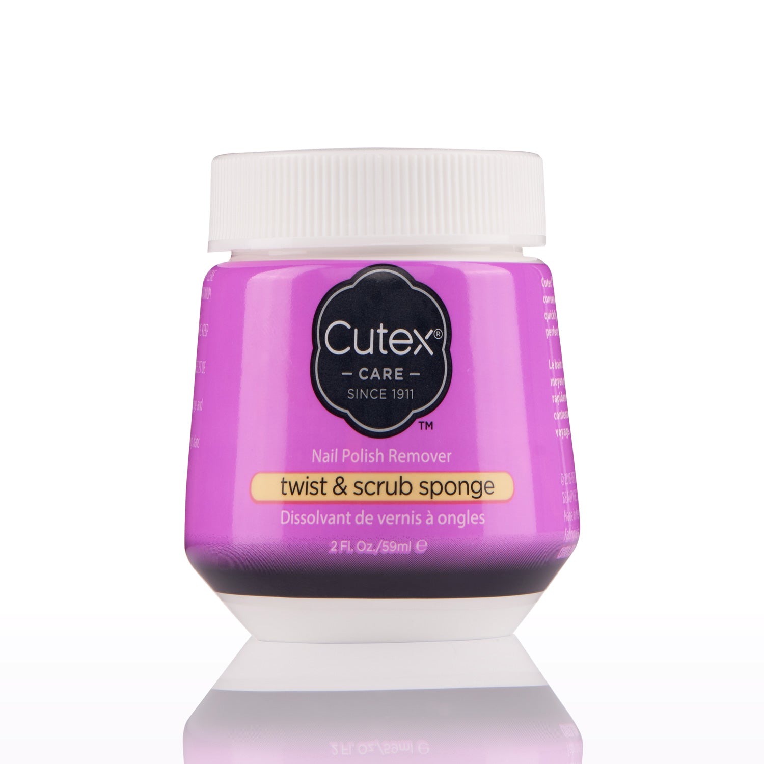 Cutex Care Nail Polish Remover Twist & Scrub Sponge 52ml