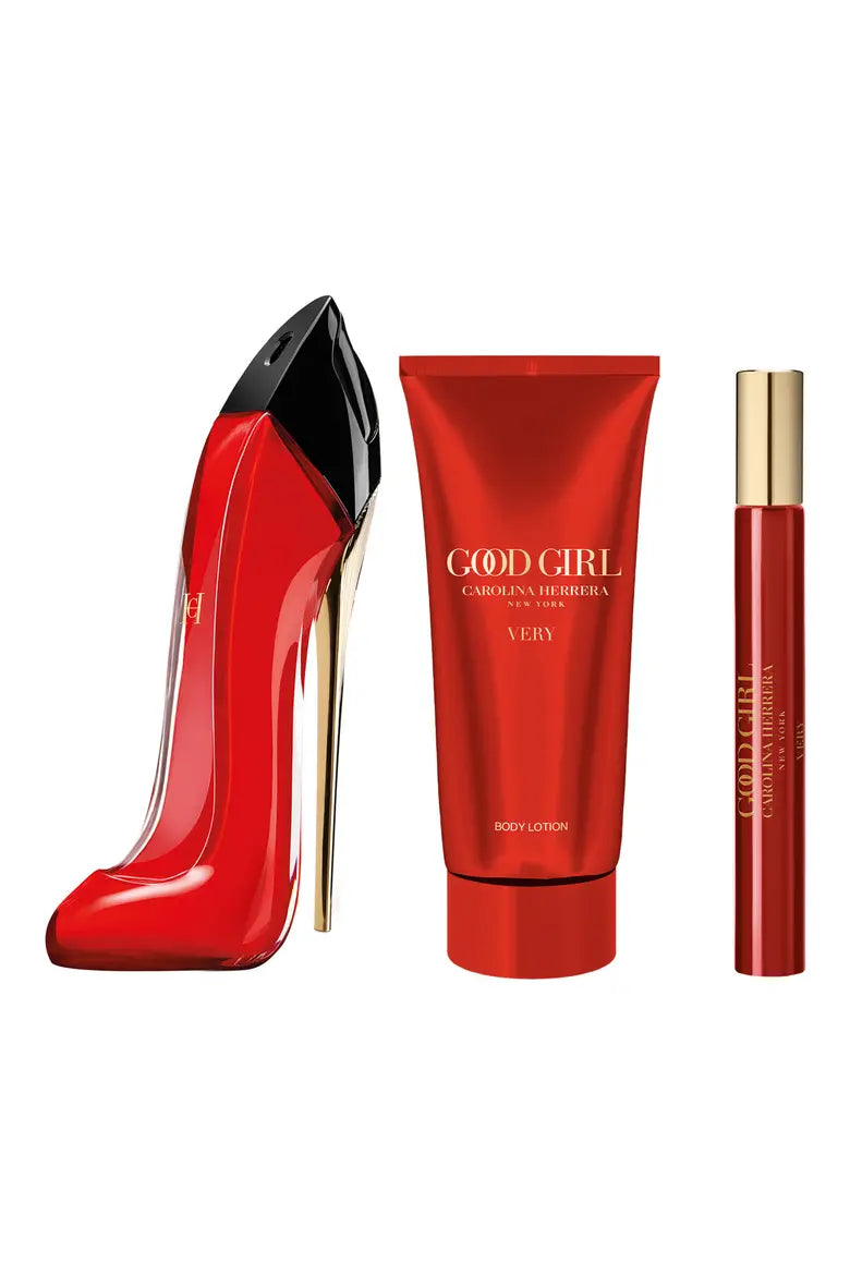 Carolina Herrera Very Good Girl 3pc Set 80ml Edp (w/ Body Lotion)