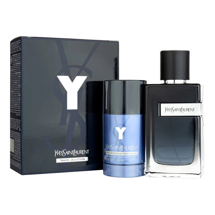 YSL Yves Saint Laurent "Y" Travel Set 2pc 100ml EDP Men