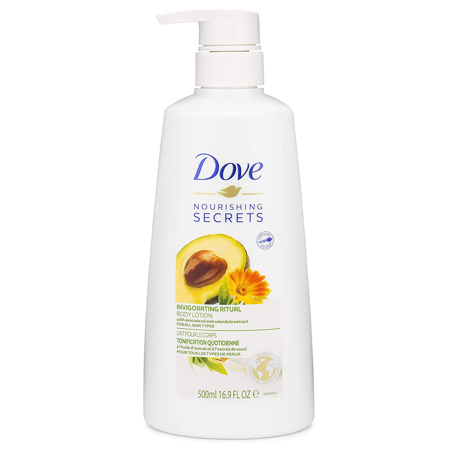 Dove Invigorating Ritual with Avocado Oil & Calendula Body Lotion 500ml